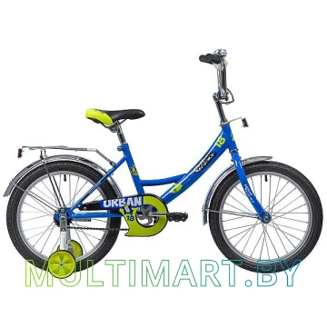 Детский велосипед Novatrack Urban 183URBAN.BL9 (синий/желтый, 2019)
